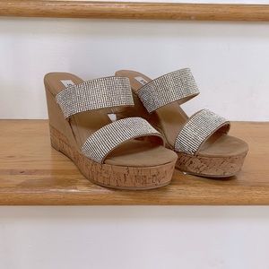 NWOT Never Worn Steve Madden Rhinestone Platforms